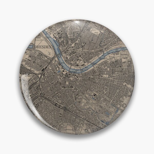 Item preview, Vintage Map of Dresden Germany (1910) designed and sold by BravuraMedia.