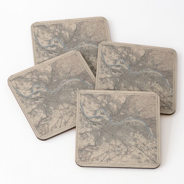 Item preview, Vintage Map of Dresden Germany (1910) designed and sold by BravuraMedia.