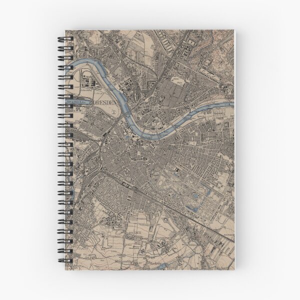 Item preview, Vintage Map of Dresden Germany (1910) designed and sold by BravuraMedia.
