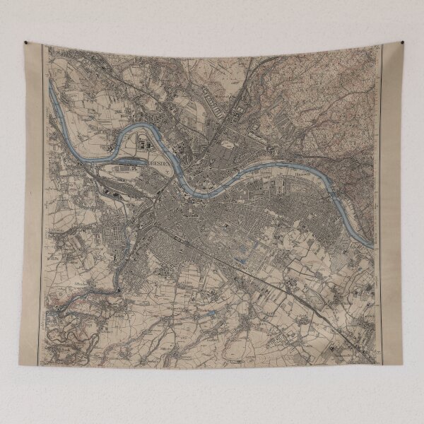 Item preview, Vintage Map of Dresden Germany (1910) designed and sold by BravuraMedia.