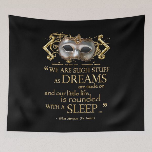 Item preview, Shakespeare The Tempest Dreams Quote designed and sold by Styled Vintage.