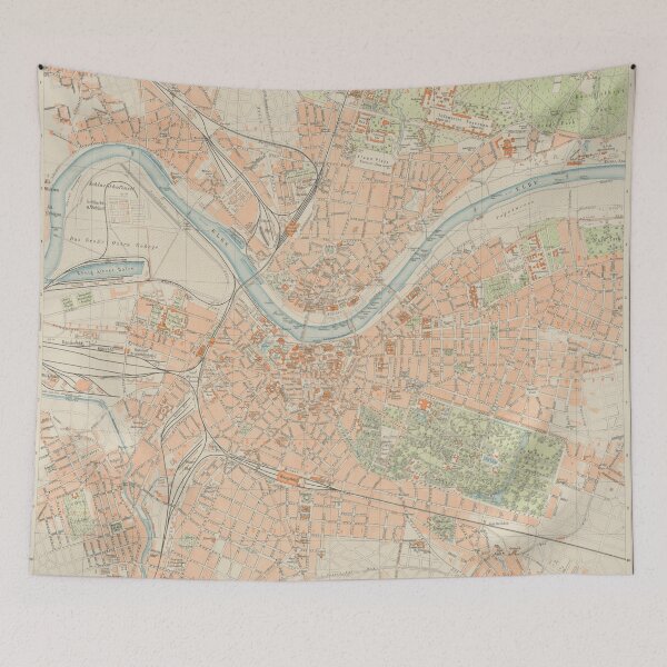 Item preview, Vintage Map of Dresden Germany (1912) designed and sold by BravuraMedia.