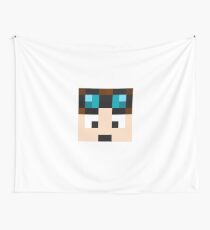 TheDiamondMinecart Minecraft skin Wall Tapestry