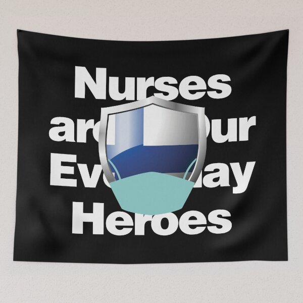 Item preview, Finland Nurses are Everyday Heroes designed and sold by HelloFromAja.