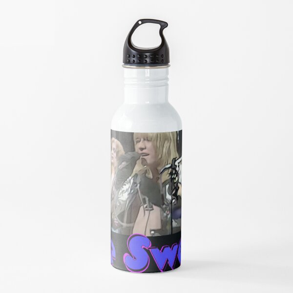 The Sweet Blockbuster - black background Water Bottle