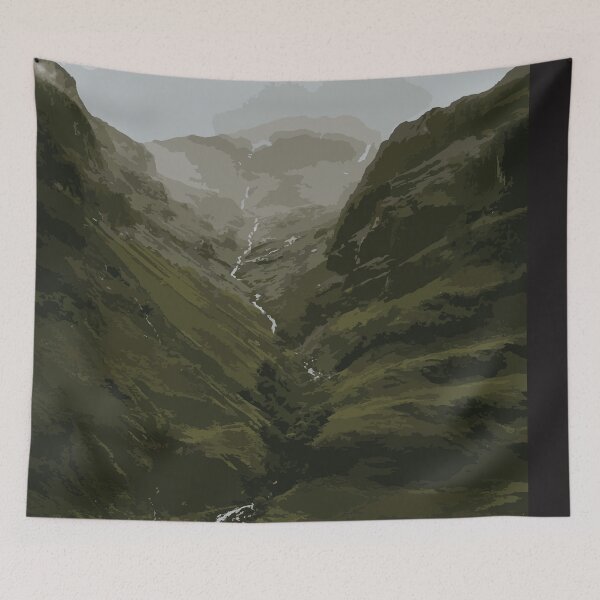 Item preview, green-mountain-with-river-in-the-middle designed and sold by --Andrii--.