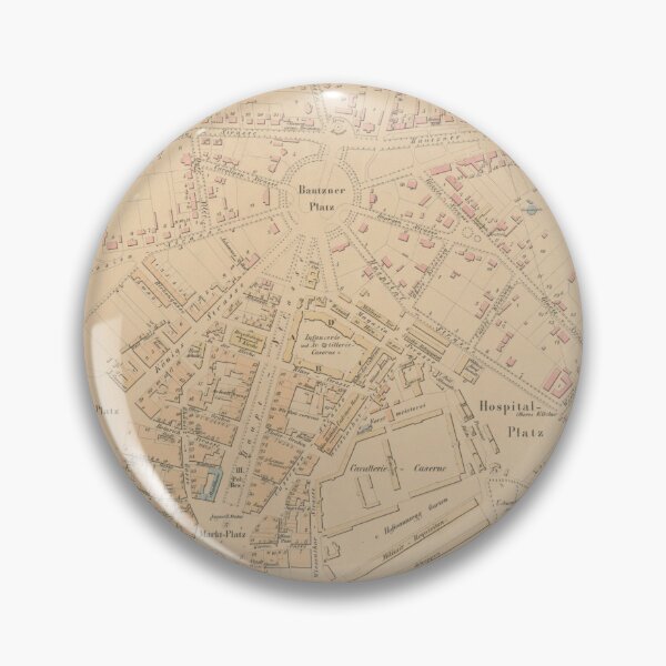 Item preview, Vintage Neustadt Antonstadt Map (1852) Desden Germany designed and sold by BravuraMedia.