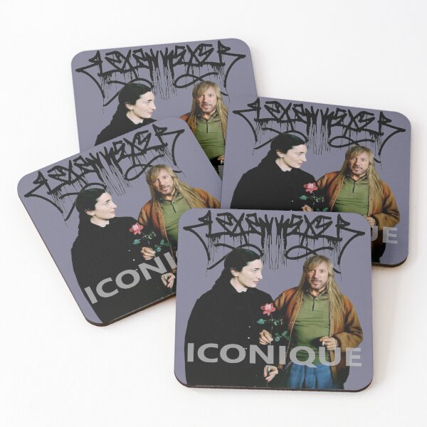 Item preview, Famous Artist and Wife with Long Hair and Graffiti designed and sold by KALEIDOSCOPE UK.