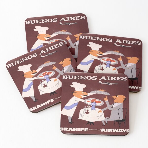 Item preview, Visit Buenos Aires - Old travel Ad designed and sold by HouseofBalloon.
