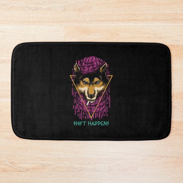Item preview, Shift Happens - Smoking Wolf Design designed and sold by Figmenter.