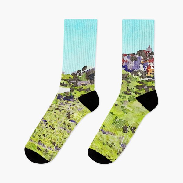 Item preview, Buildings on the hill designed and sold by Giuseppe Cocco.