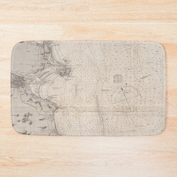 Item preview, Vintage Map of Dublin Bay Ireland (1883) designed and sold by BravuraMedia.