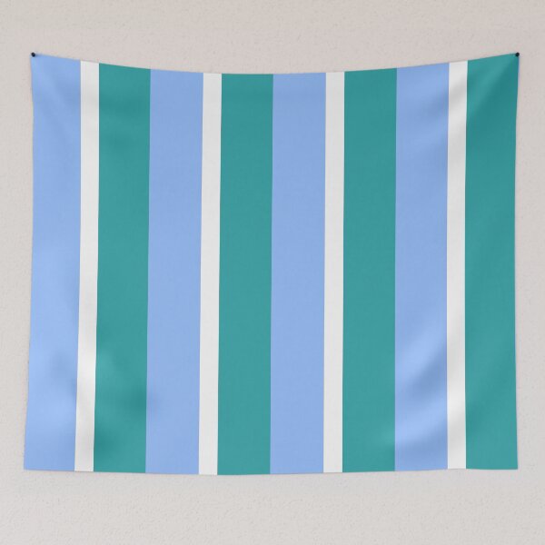 Item preview, Tricolor blue green white designed and sold by Abstractlara.