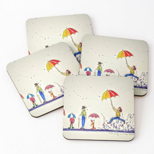 Item preview, Dancing in the rain, water colour designed and sold by soniahannayart.