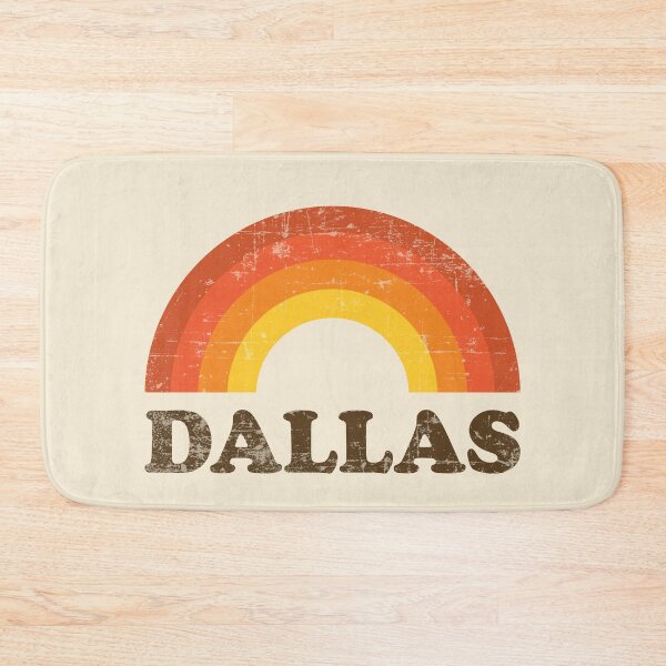Item preview, Vintage Dallas Vacation Souvenir Retro Rainbow designed and sold by Delightfully Cynical.