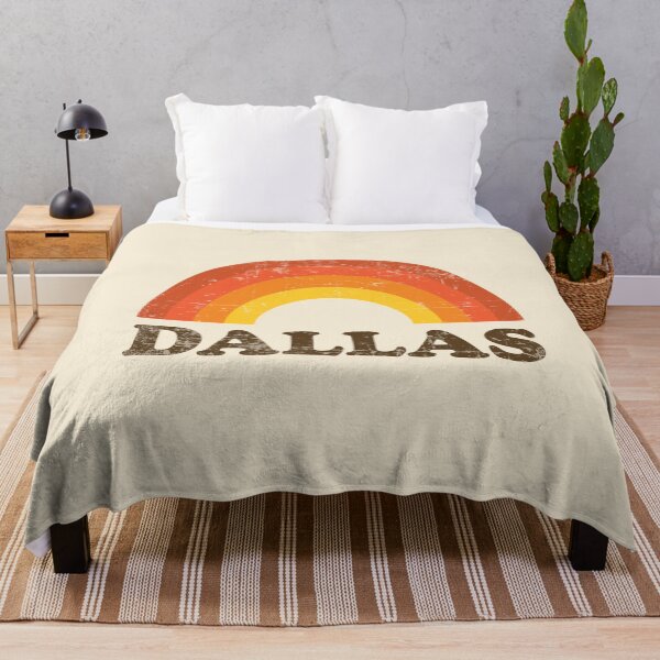 Item preview, Vintage Dallas Vacation Souvenir Retro Rainbow designed and sold by Delightfully Cynical.