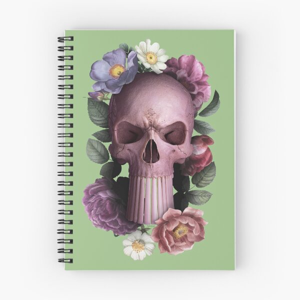 Item preview, skull and flowers and long teeth 04 designed and sold by Radu-Gabriel.