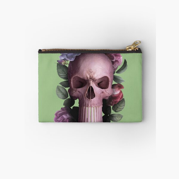 Item preview, skull and flowers and long teeth 04 designed and sold by Radu-Gabriel.