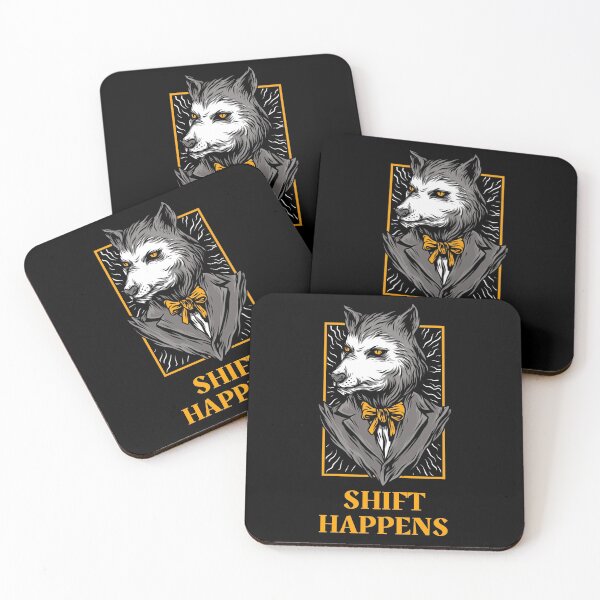 Item preview, Shift Happens Boss Wolf designed and sold by Figmenter.