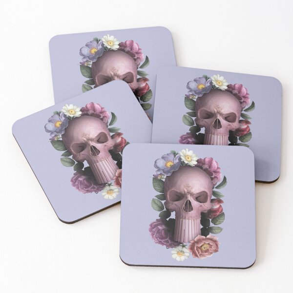 Item preview, skull and flowers and long teeth 05 designed and sold by Radu-Gabriel.