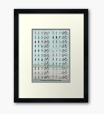Pro Cycling Teams Framed Print
