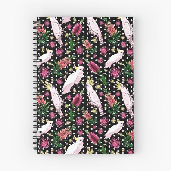 Item preview, Australian Native Birds and Flowers - Bottlebrush and Cockatoo designed and sold by Annalee Beer.