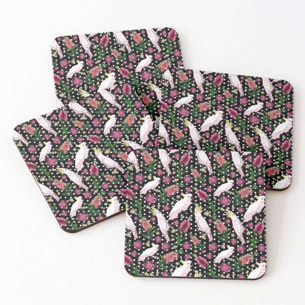 Item preview, Australian Native Birds and Flowers - Bottlebrush and Cockatoo designed and sold by Annalee Beer.