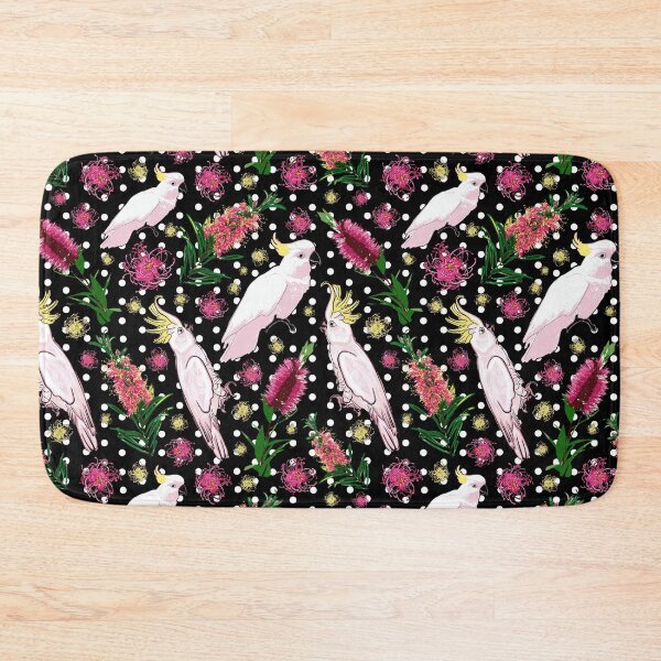 Item preview, Australian Native Birds and Flowers - Bottlebrush and Cockatoo designed and sold by Annalee Beer.