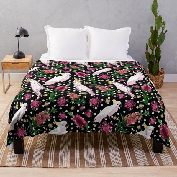 Item preview, Australian Native Birds and Flowers - Bottlebrush and Cockatoo designed and sold by Annalee Beer.