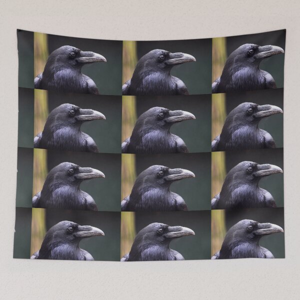 Item preview, Portrait Common Raven designed and sold by Jo Nijenhuis.