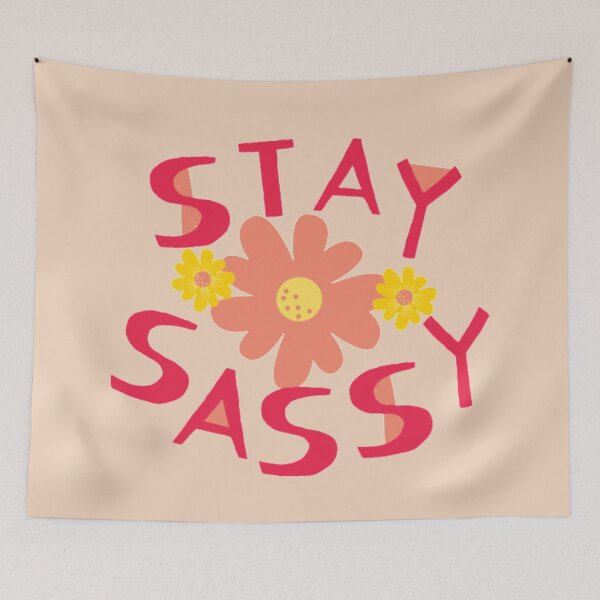 Item preview, Stay Sassy Boho Retro Print designed and sold by kirstenovich.
