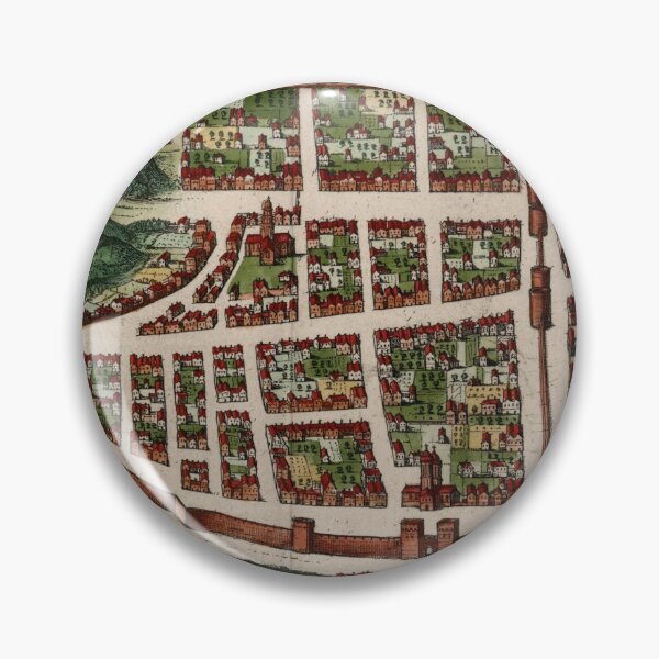 Item preview, Vintage Map of Edinburgh Scotland (1580) designed and sold by BravuraMedia.