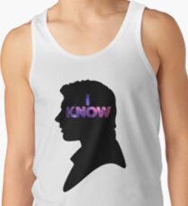 Star Wars Han 'I Know' Black Silhouette Couple Tee Tank Top