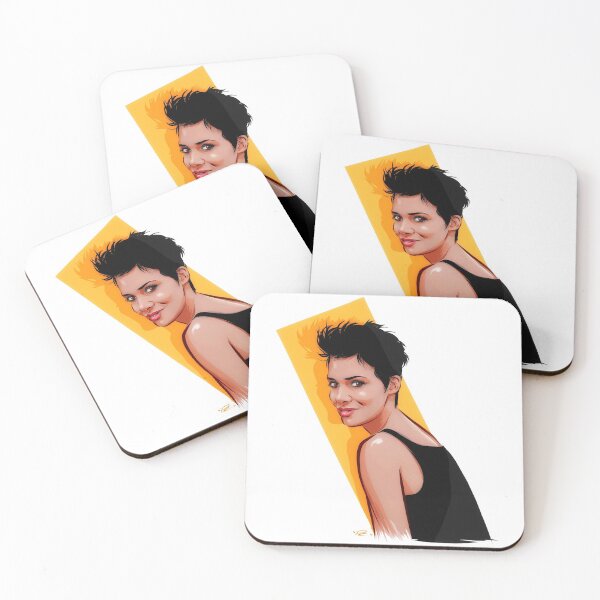 Item preview, Halle Berry - An illustration by Paul Cemmick designed and sold by TIGERDAVER.