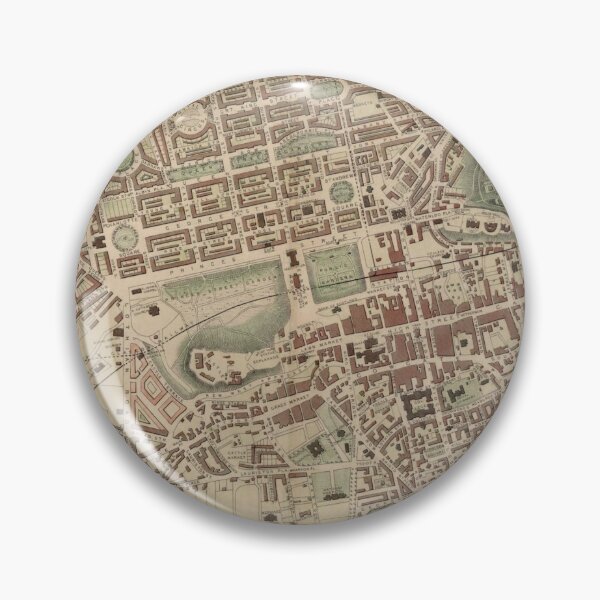 Item preview, Vintage Edinburgh Scotland Map (1851) designed and sold by BravuraMedia.