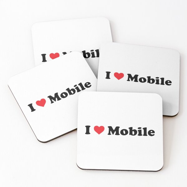 Item preview, I Love Mobile designed and sold by Novel Gifts.