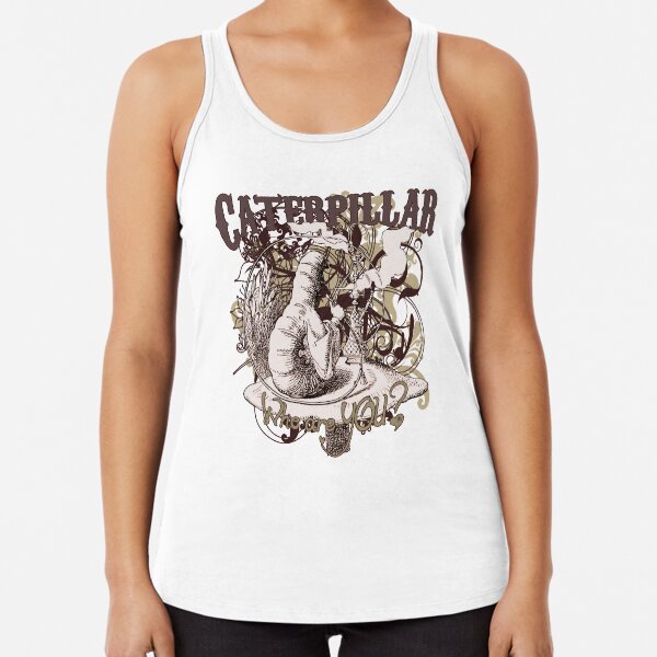 Alice In Wonderland Caterpillar Carnivale Style Racerback Tank Top