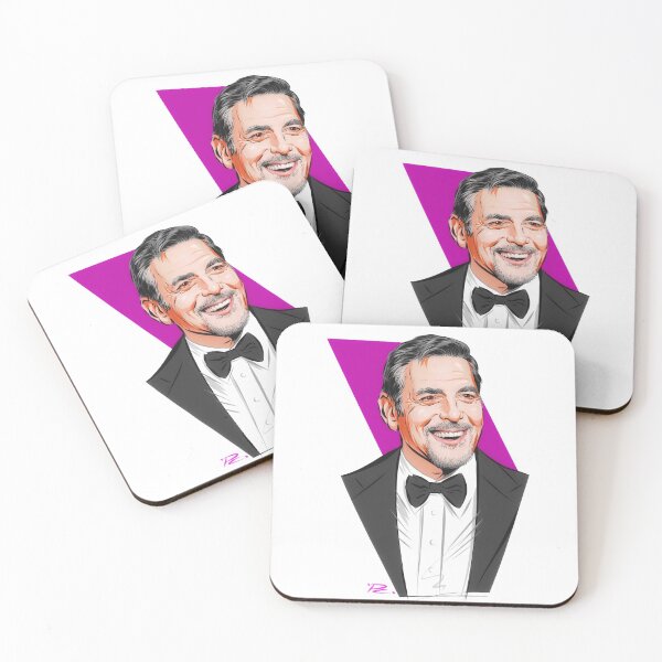 Item preview, George Clooney - An illustration by Paul Cemmick designed and sold by TIGERDAVER.