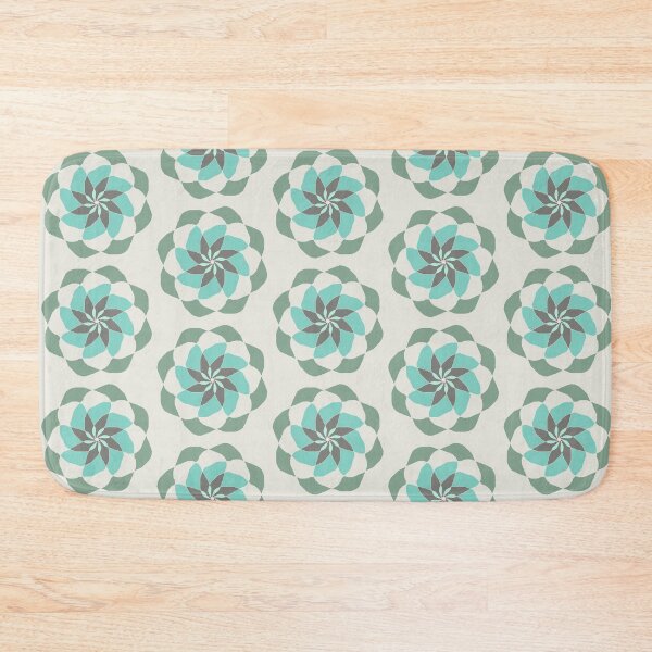 Item preview, Abstract flower green beige designed and sold by Abstractlara.