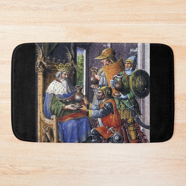 Item preview, King David and the Three Valiants - Barthelemy d'Eyck - c1410 designed and sold by CrankyOldDude.