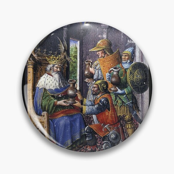 Item preview, King David and the Three Valiants - Barthelemy d'Eyck - c1410 designed and sold by CrankyOldDude.