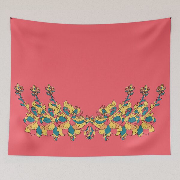 Item preview, Botanical frame digital design on red designed and sold by EarthyPlanty.