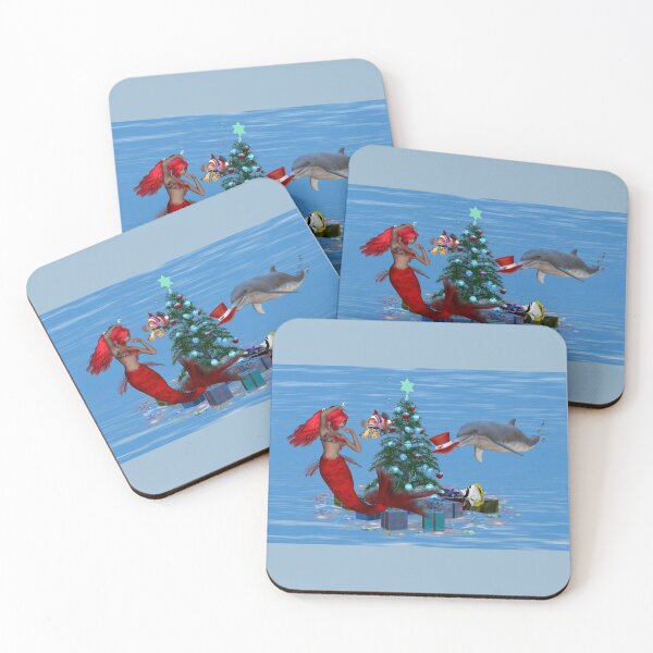 Item preview, Pause for Thought .. a mermaid christmas designed and sold by LoneAngel.