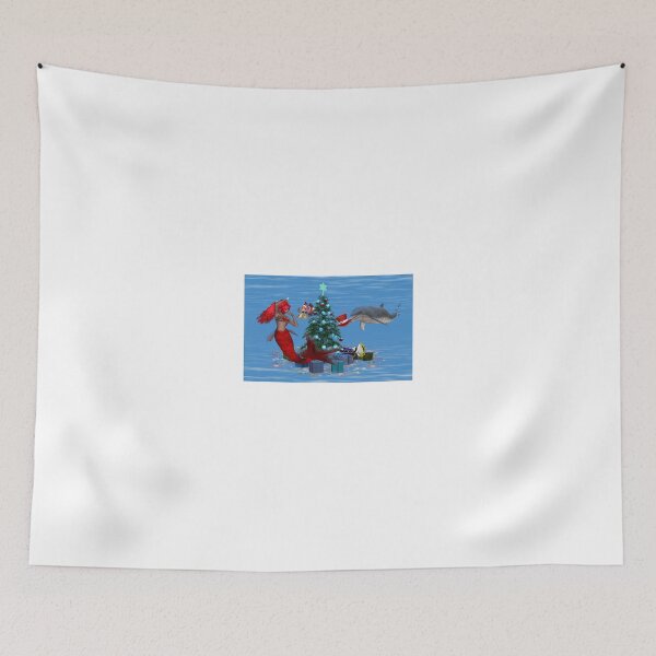 Item preview, Pause for Thought .. a mermaid christmas designed and sold by LoneAngel.
