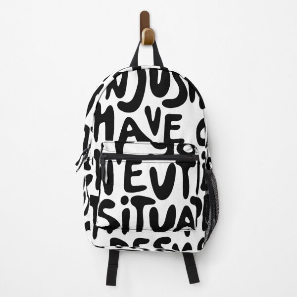 Item preview, if you are neutral in situations of injustice you have chosen the side of the oppressor (activist quote in groovy black) designed and sold by acatalepsys.