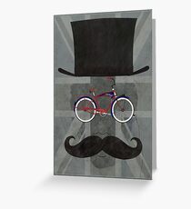 Bicycle Head Greeting Card