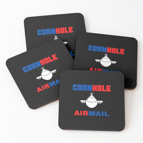 Item preview, Cornhole Air Mail Four Bagger Cornhole Fan or Player Design designed and sold by miguelaud.