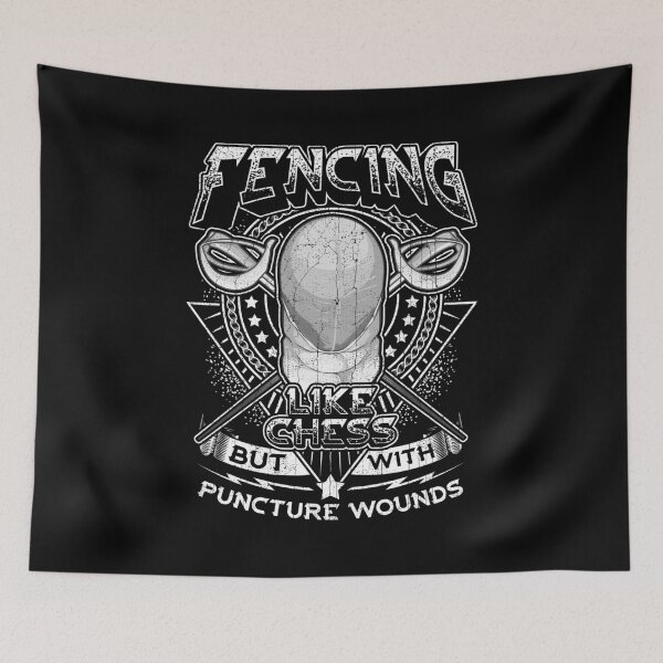 Item preview, Fencing: Like Chess But With Puncture Wounds designed and sold by perfectpresents.