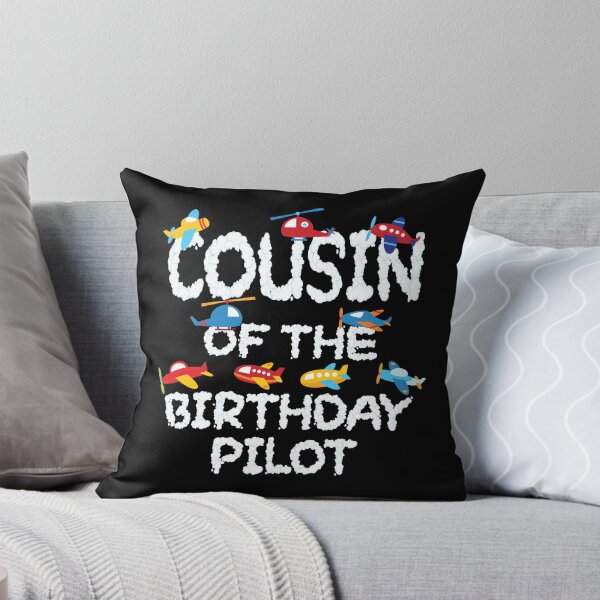Item preview, Cousin Of The Birthday Pilot Kid Aviator B-day Party design designed and sold by Grabitees.