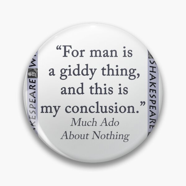 Item preview, For Man Is A Giddy Thing - Shakespeare designed and sold by CrankyOldDude.